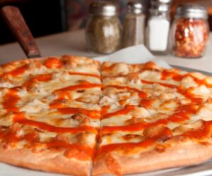 5 Or More Large Buffalo Chicken Pizzas $9.99 Each